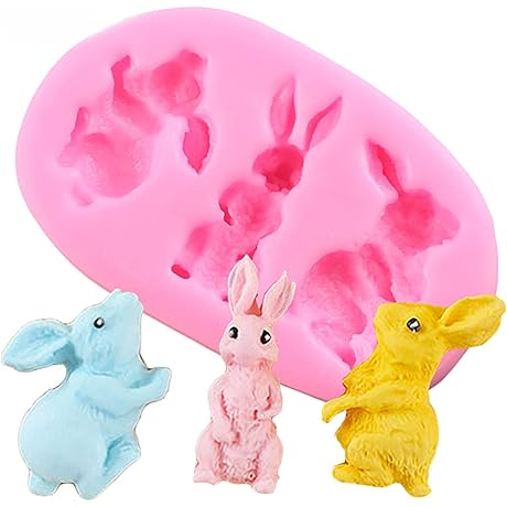 3 Cavity Mini Rabbit Mold