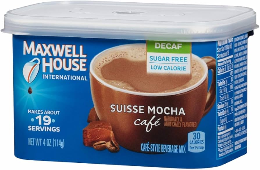 sweetさま専用 Amazon.com : Maxwell House International Sugar-Free Decaf Suisse