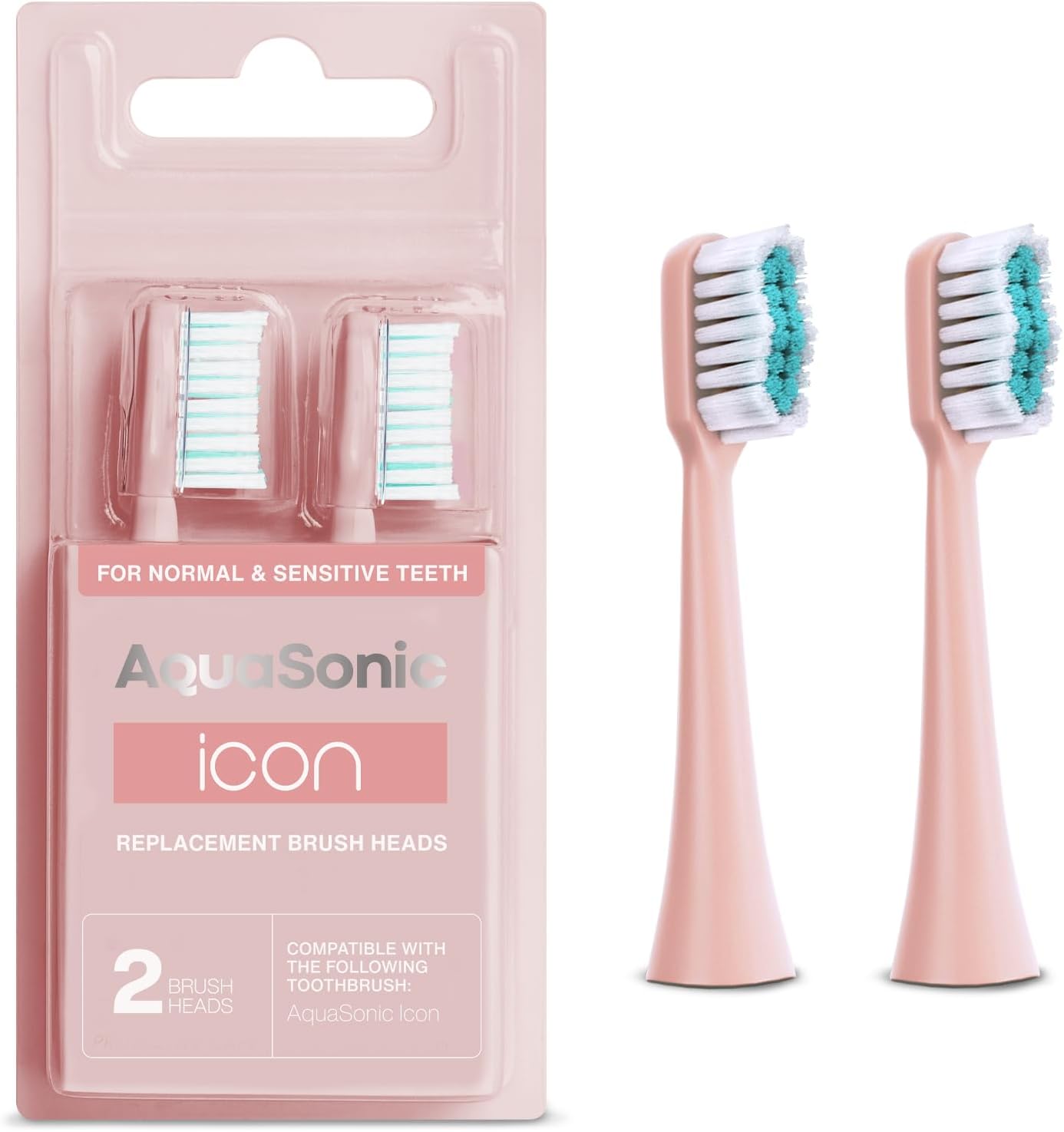 AquaSonic Icon Replacement Brush Heads Compatible with