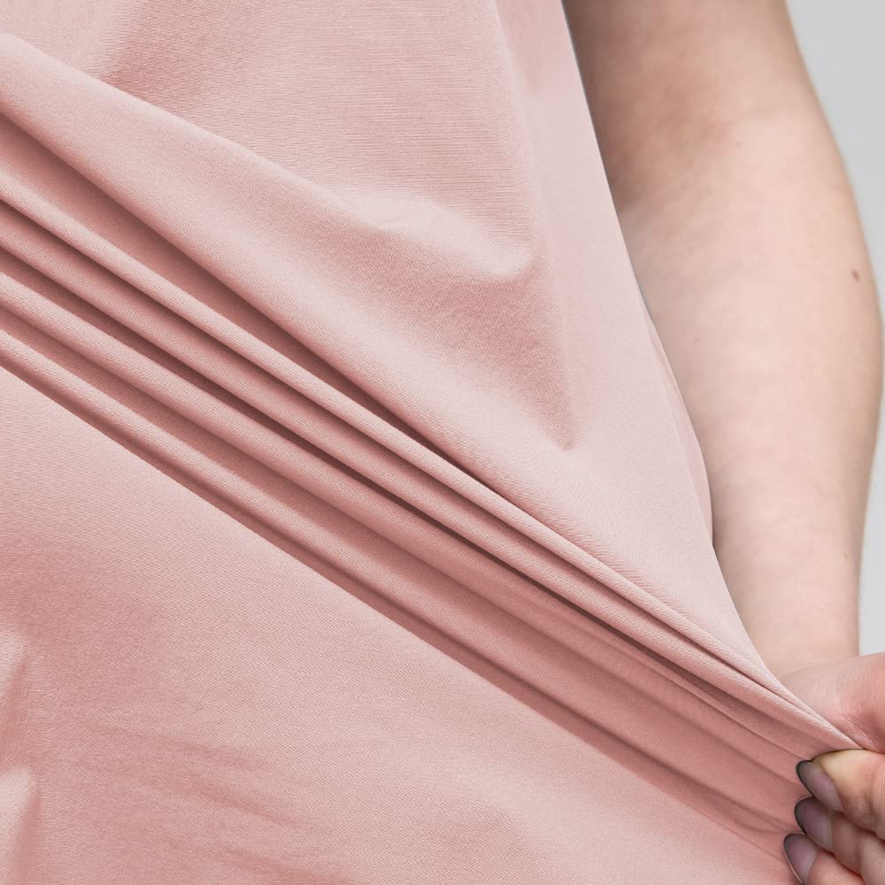 niaahinn Scrub Sets for Women V-Neck Top Two Pocket & Jogger Pants Medical Uniform Ultra Soft for Doctor & Nurse (Pink,XL,X-Large)