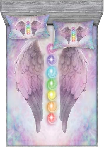 Miniatura 32 de Ambesonne Juego de sábanas bajeras y fundas de almohada, deliciosos tacos con verduras, cocina folclórica, ingredientes de recetas de comida Beige