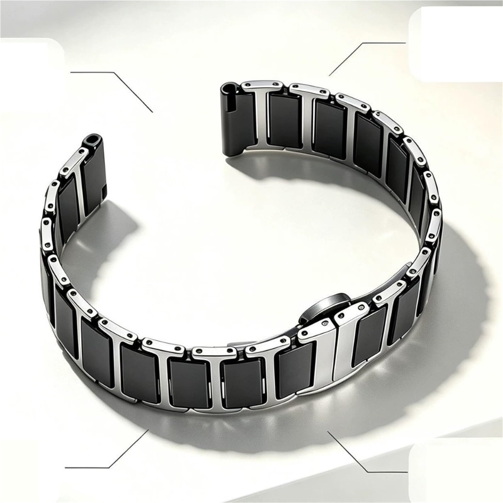 cinturino dell'orologio Accessori for cinturini di ricambio for for orologi in acciaio inossidabile in ceramica 16 18 20 22 mm