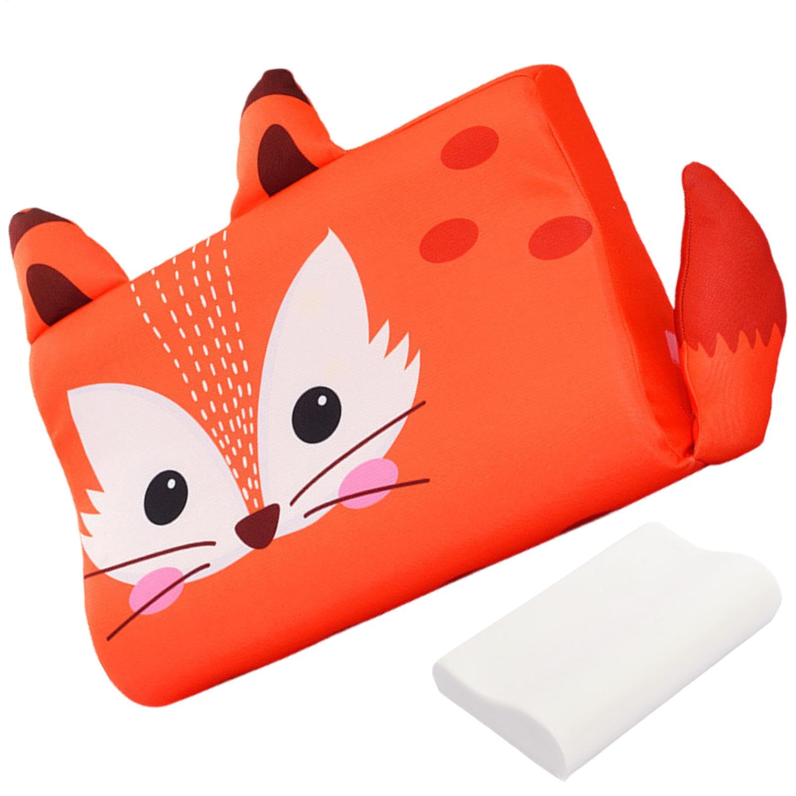 Oreiller pour Enfant - Petit Coussin pour la crèche, la Maternelle, la période de - Oreiller Ergonomique - Coussin de Voyage Doux pour la Peau pour et Filles