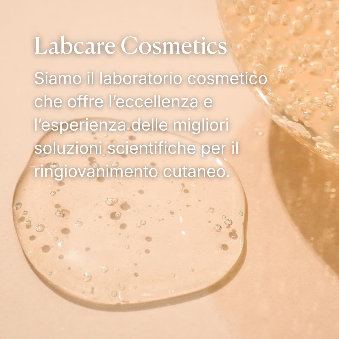 Labcare Omega Totale Siero Occhi e Palpebre - Trattamento Intensivo Rassodante per Lassità Palpebrale e Rughe Laterali con Peptidi, Senza Profumo - 20ml