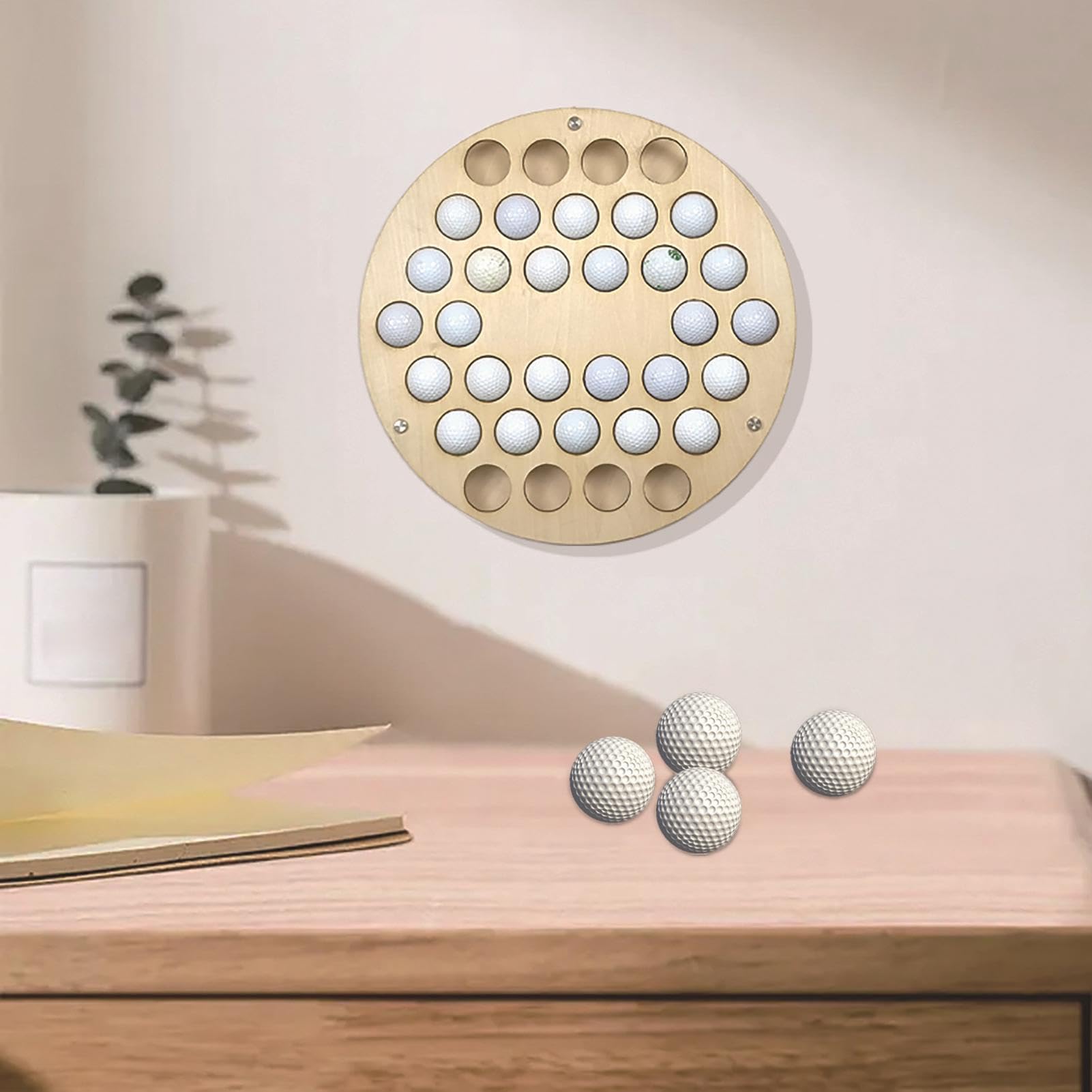Golfball-Display-Ständer | Kreatives Holz-Golfball- | Golfball-Aufbewahrungsregal für Golfbälle | Präsentationsständer für Pel