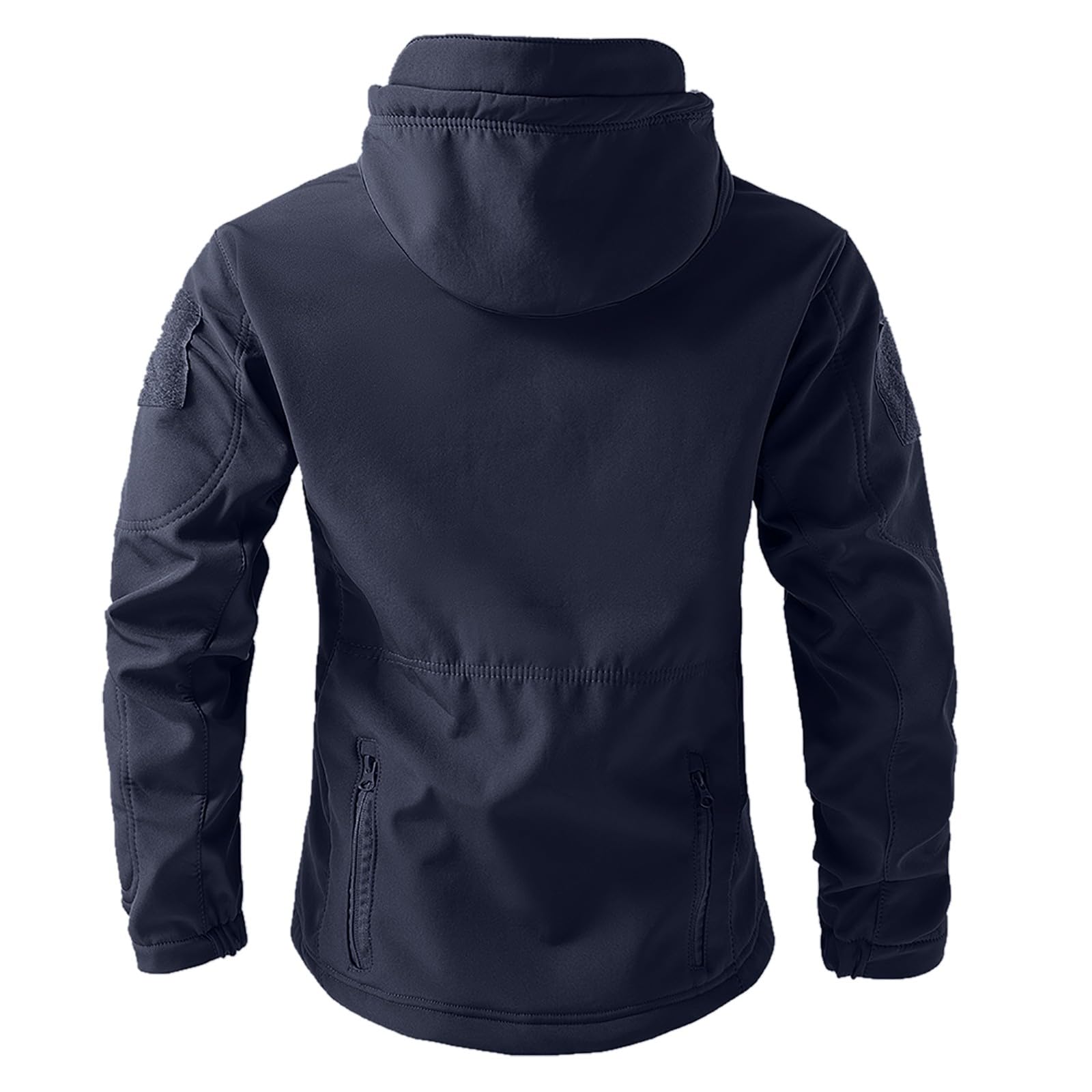 Generisch Chubasquero para hombre, impermeable, transpirable, chaqueta funcional para exteriores, senderismo, cortavientos, ligera, capucha A15