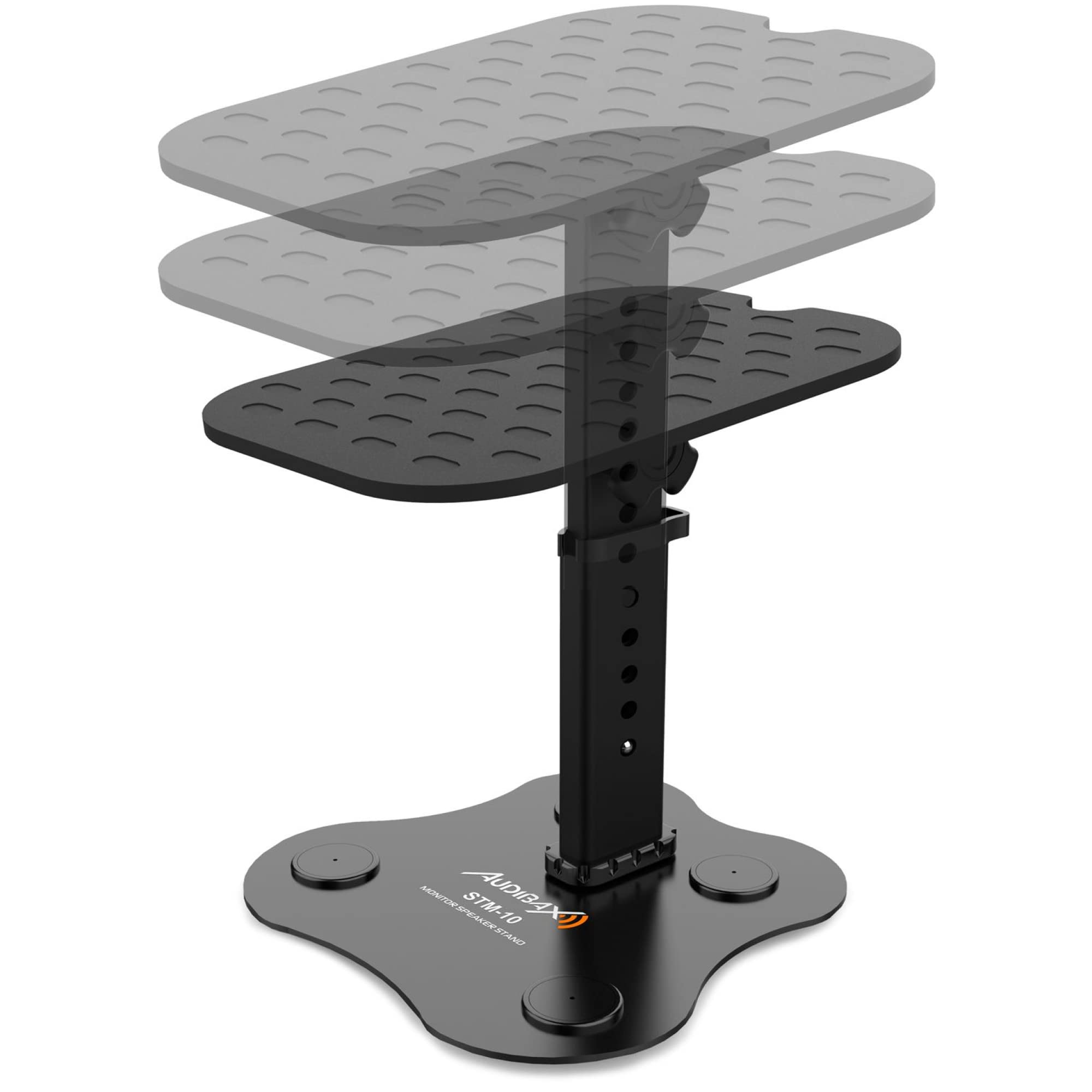 Audibax NEO STM-10 Soportes Monitores/Altavoces Estudio para Mesa Regulables (Pareja)