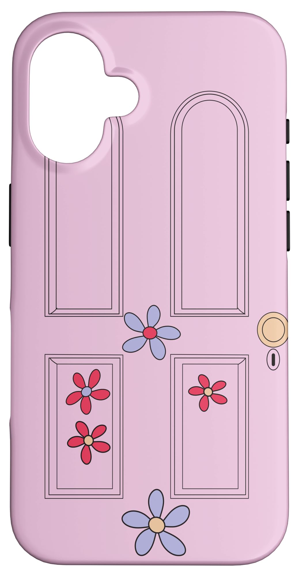 Disney and Pixar’s Monsters, Inc. Boo Door Lilac Purple Case for iPhone 16