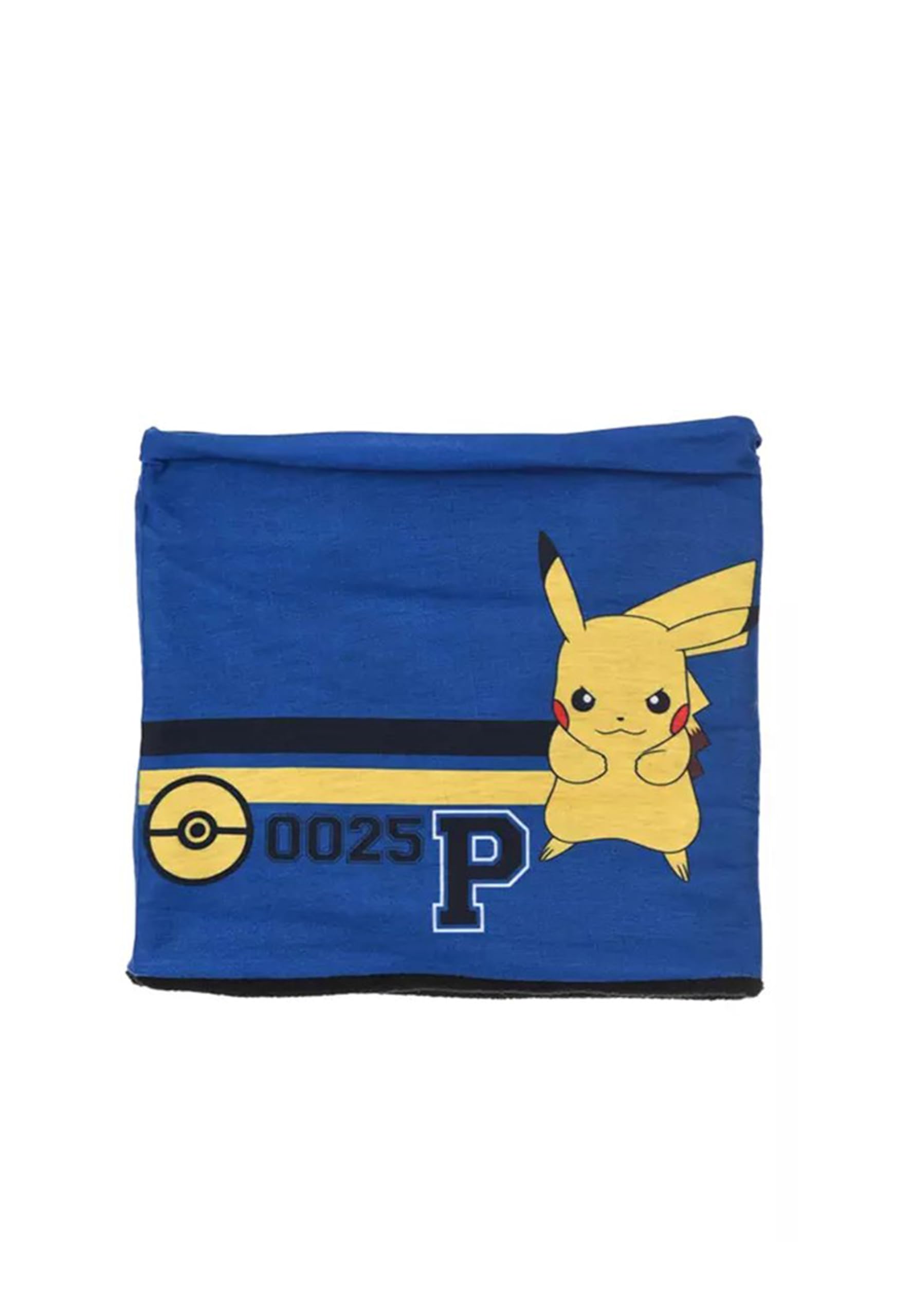 Pokémon Pikachu Écharpe tube pour enfant garçon | Écharpe polaire chaude | Écharpe d'hiver douillette avec motif Pikachu | Cache-cou doux pour l'école et les loisirs