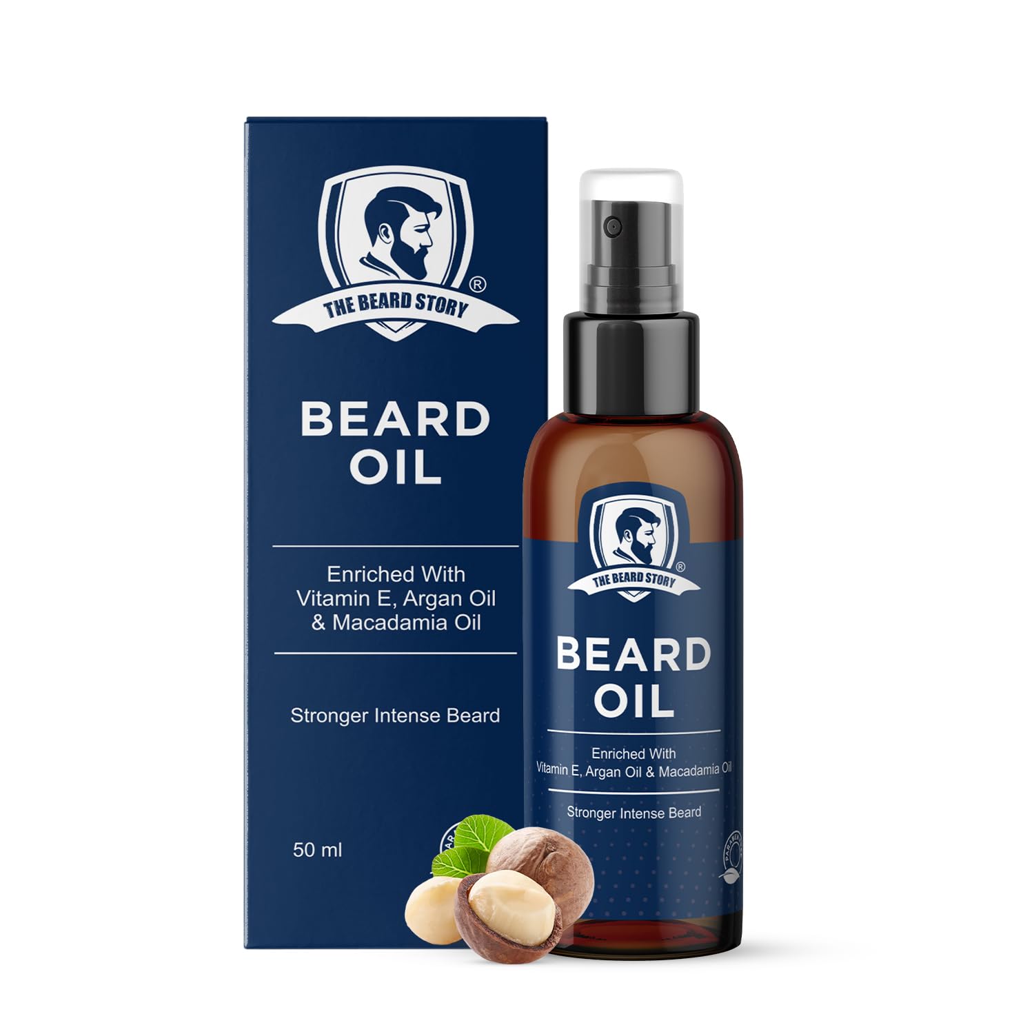 The Beard Story Oil, Stronger Intense Beard, 50 Ml