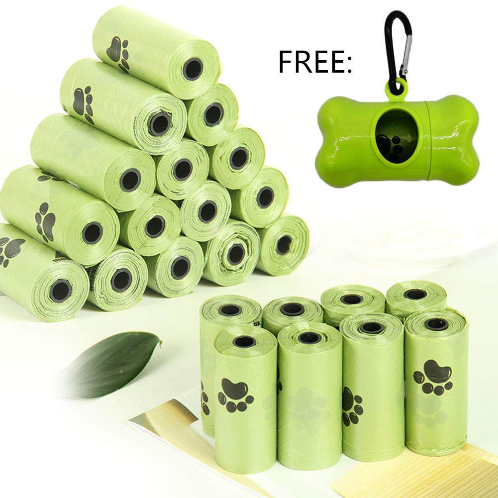 Bolsas de basura desechables para perros con dispensador