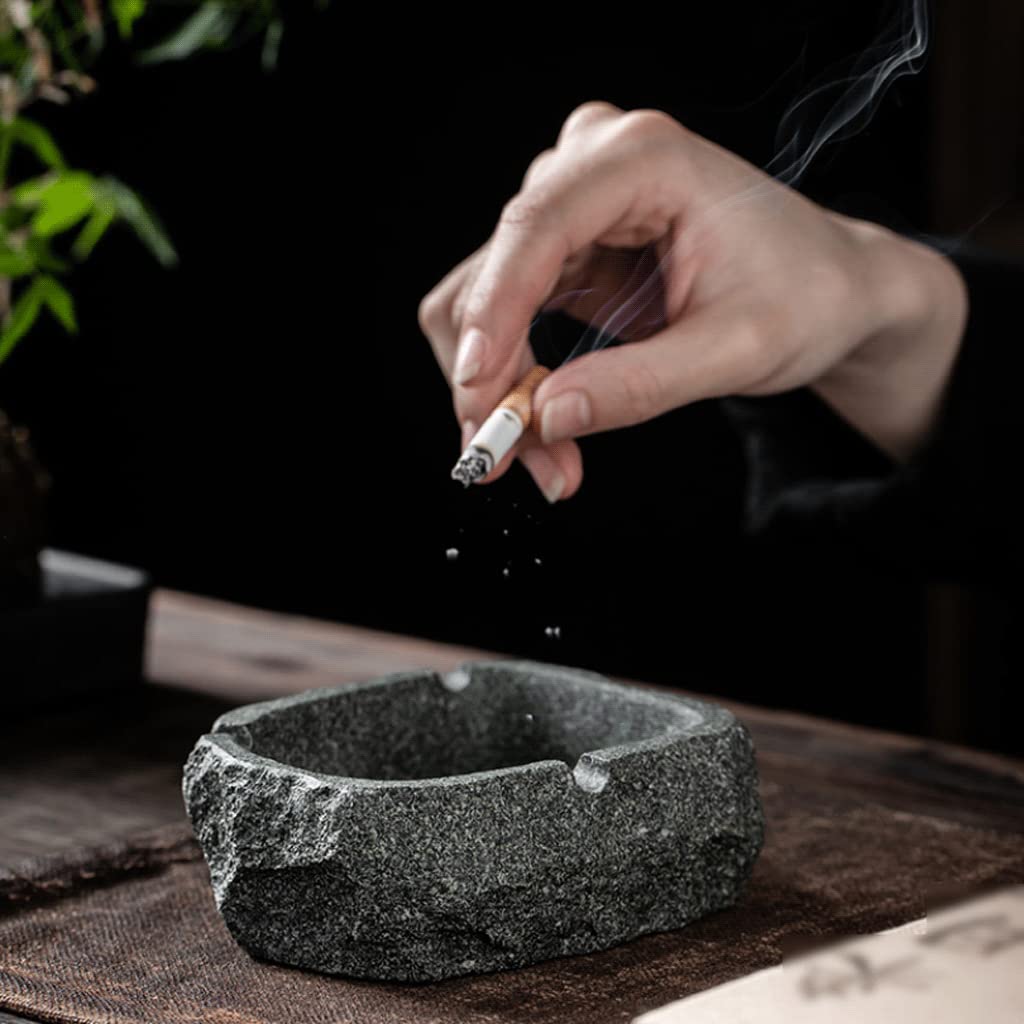 Uniwersalna Popielniczka Z Niebieskiego Kamienia Akcesoria Do Ceremonii Parzenia Herbaty 10 X 4 X 13 Cm/ 5,1 X 3,9 X 1,6 Cala Taca Do Rękodzieła Dekoracja Stołu Wielokrot-L