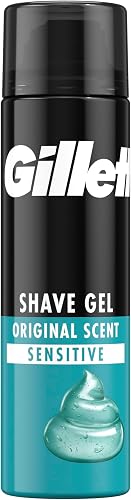Gillette Gel A Raser Homme Série Classique, Formule Se Transforme en Mousse Prot