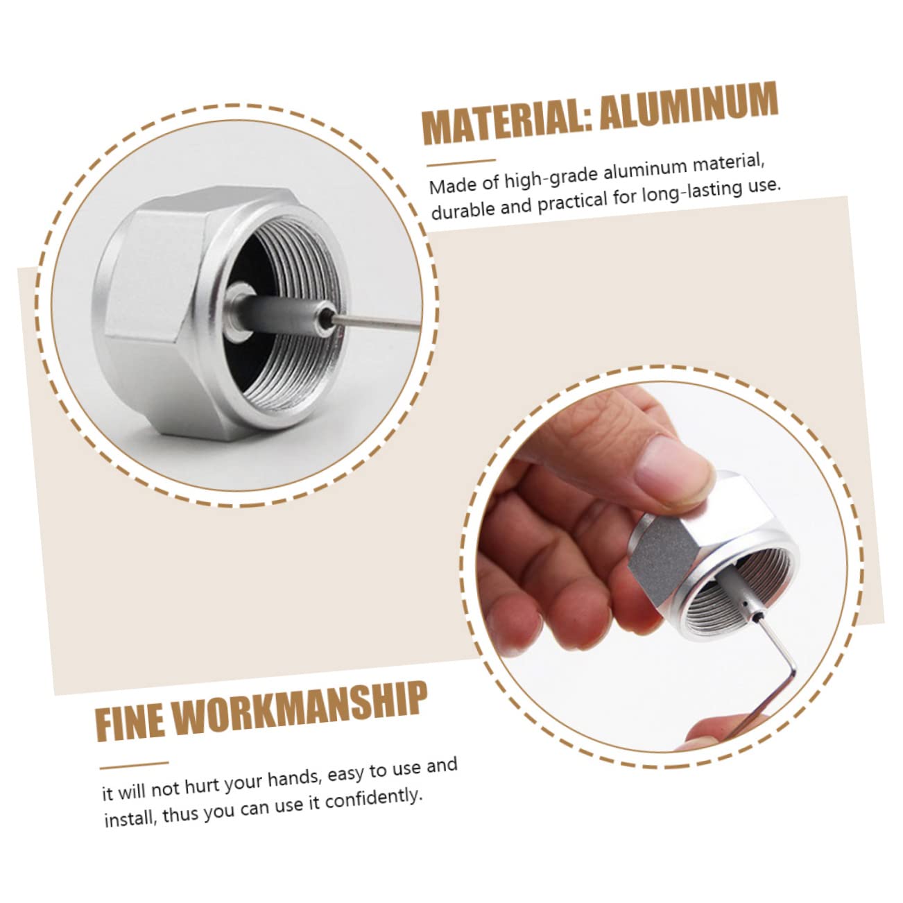 FUNOMOCYA Propane Tank for Camping Stove Gas Adapter Stove Converter Head Outdoor Cooking Accessory