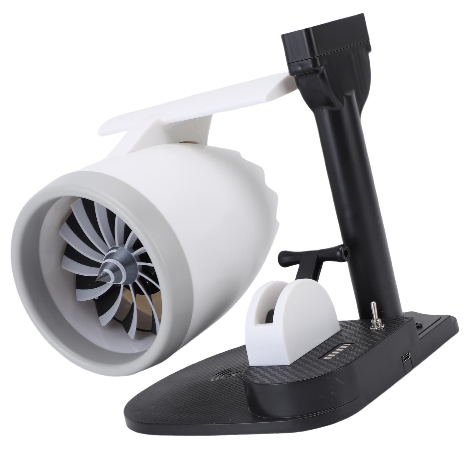 GOWENIC Ventilador de Escritorio Definitivo con Humidificador 3 en 1, Ventilador con Forma de Motor de Velocidad Ajustable de 4000 Rpm para Escritorio de Oficina, Ideal para Uso en el Hogar y la