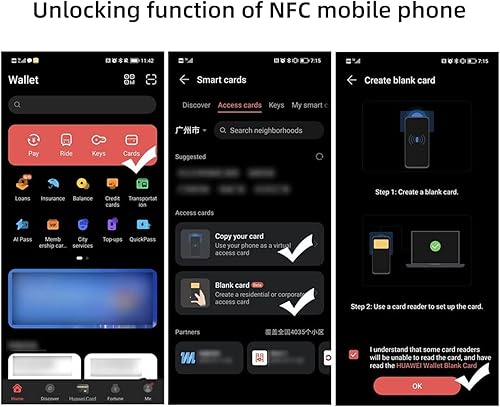 Miniatura 4 de RIXIANG Cerradura de cajón Bluetooth, TTlock funciona con Google Home y Alexa, cerraduras inteligentes de gabinete RFID con bloqueo magnético