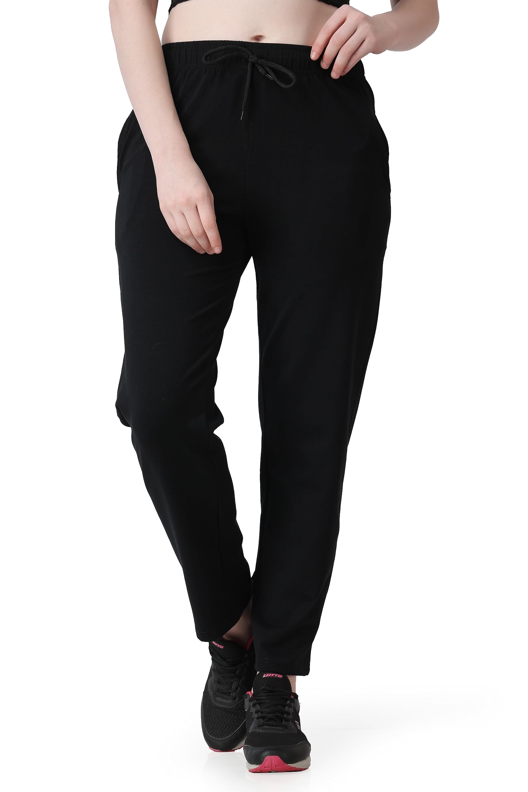 Women's Cotton Pyjamas Strechable with 2 side pockets | Export Quality | Lounge, Track Pants for Ladies Girls | Comfortable Night & Casual wear Lowers, Trousers-image-49