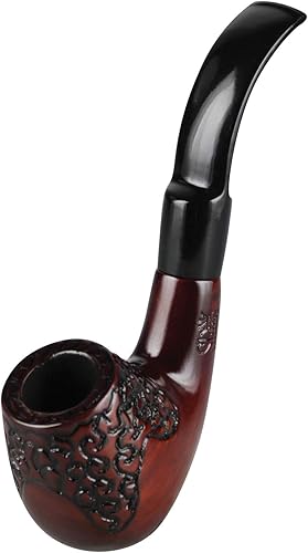 Shire Pipe Brandy doblado grabado - 5.5" cereza