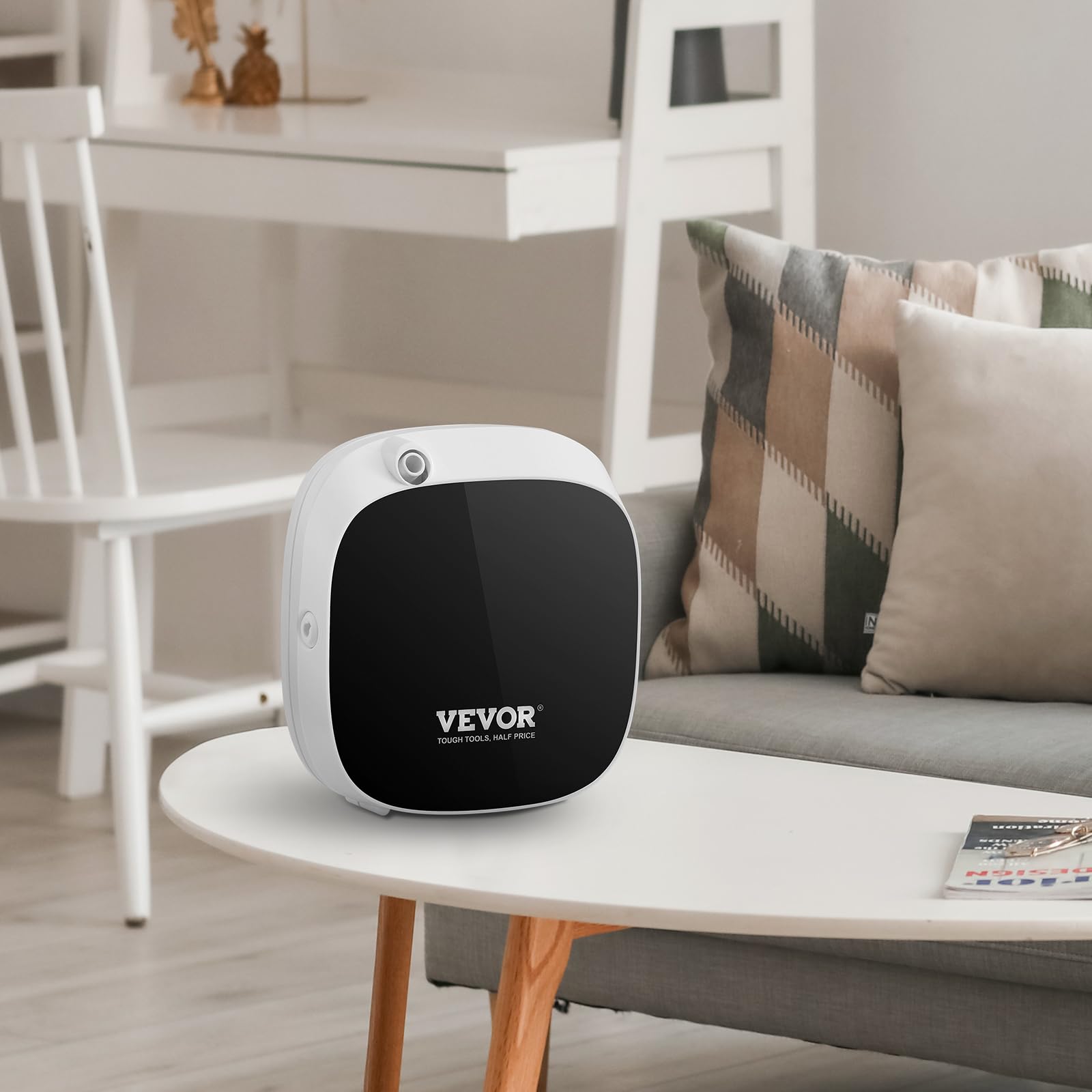 VEVOR Máquina de Aire aromático para el hogar, difusor Inteligente de aceites Esenciales de 100 ml con tecnología de Aire frío, difusor de Aire sin Agua con USB y Funciona con Pilas