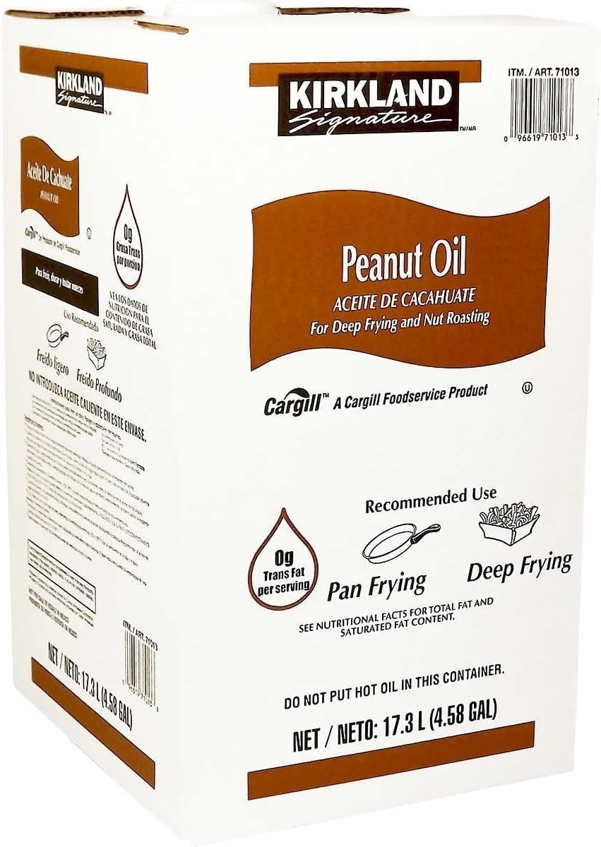 Kirkland Signature Peanut Oil, 35 Pounds Grocery & Gourmet Food