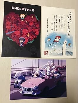 Amazon | アンダーテール ポストカード 年賀状 ファンゲーマー