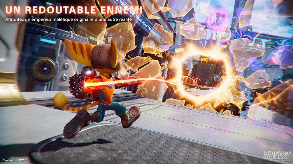 Sony, Ratchet & Clank : Rift Apart PS5, Jeu de Plates-formes et d'Aventure, Édition Standard, Version Physique avec CD, En Français, 1 Joueur, PEGI 7, Pour PlayStation 5