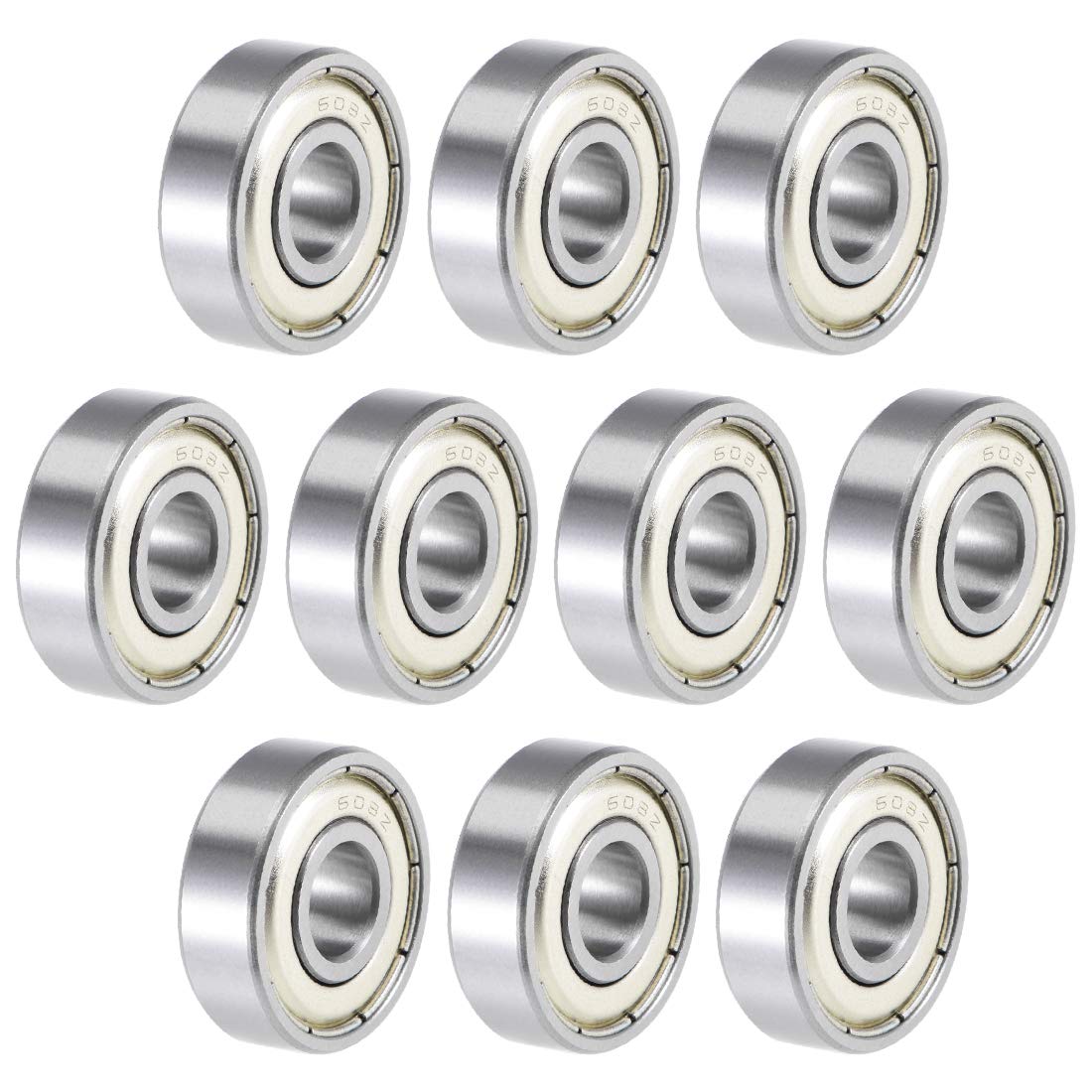 Lot De 10 Roulements à Billes MR84ZZ 4x8x3 Mm – Roulements Miniatures Blindés Pour Skate, Scooter & Modélisme