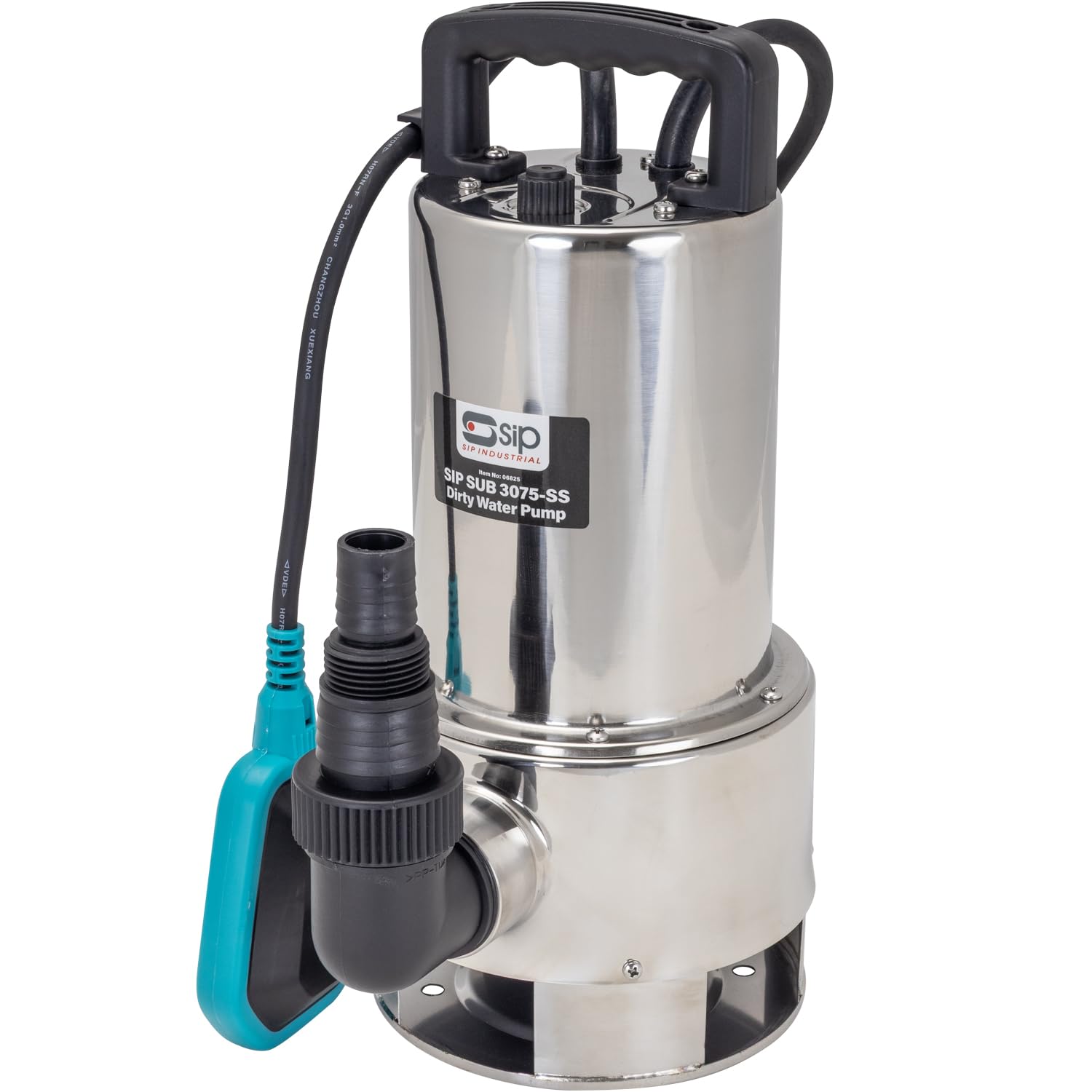 SIP SUB 3075-SS Dirty Water Pump - 750W Heavy-Duty Stainless Steel