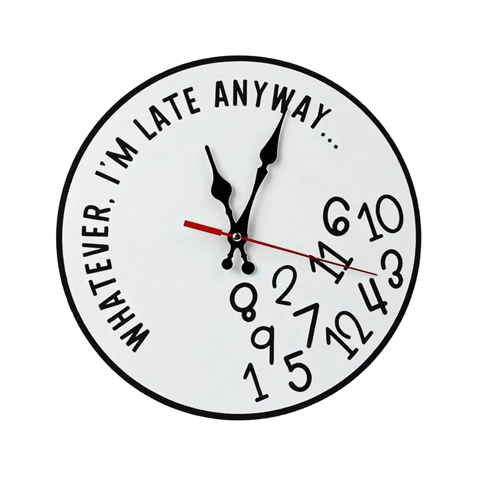 Hsioluted Decorative Wall Clock, Silents Battery Operated Wall Clock Silents None Ticking Clocks Sweeps Movement Easy to Read Decorative Clocks for Shelf