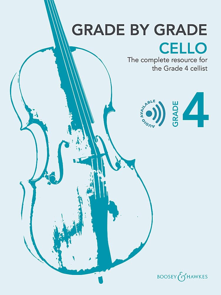 Grade by Grade - Cello - Grade 4 - Sheet music with Online audio files - Boosey & Hawkes (BH 13195): The complete resource for the Grade 4 cellist