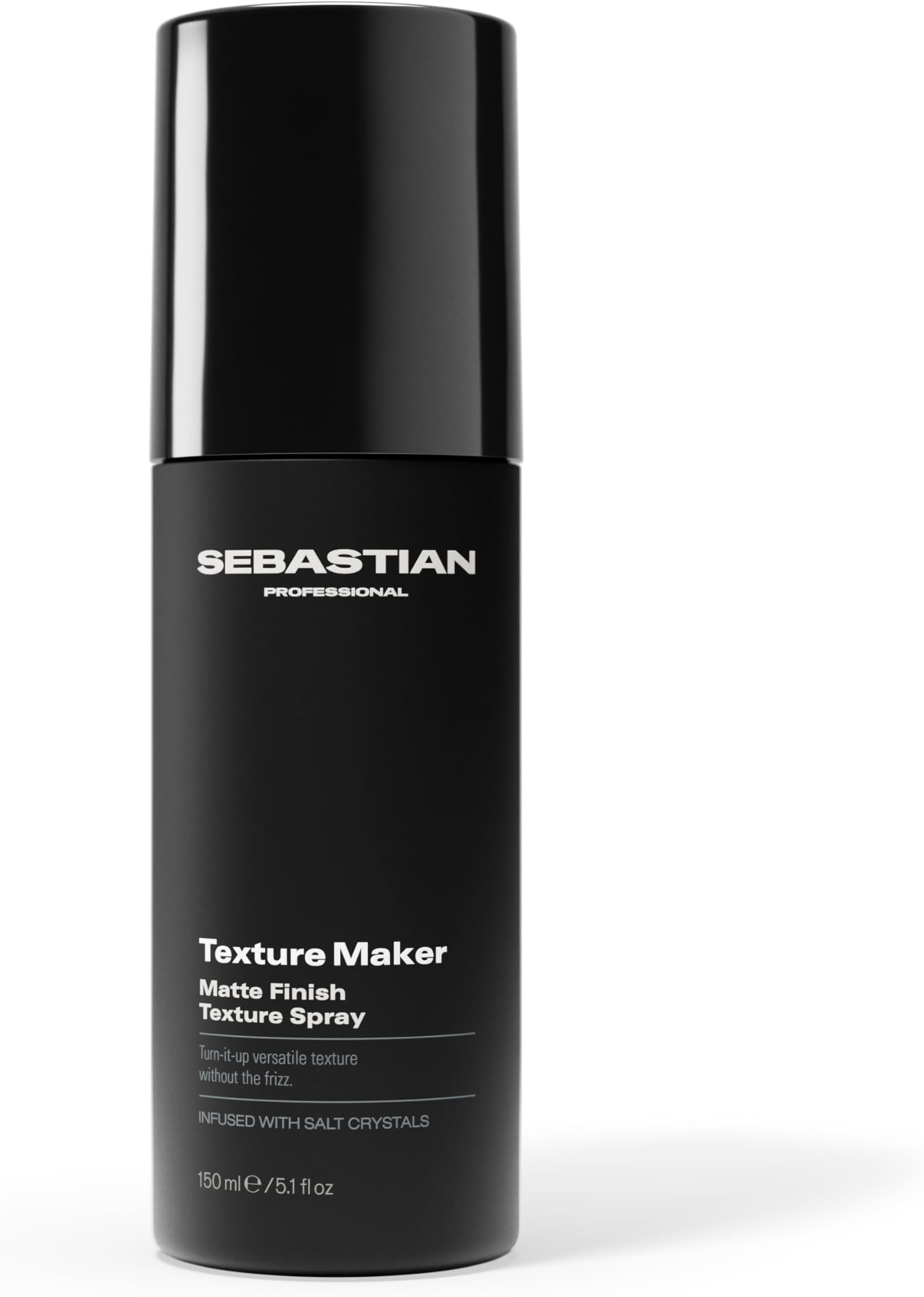 Sebastian Professional Styling Texture Maker Spray | Lightweight Hair Texturizer Spray with Medium Hold & Matte Finish | Non-Aerosol Hairspray with Sea Salt | 5.07 fl oz | Packaging May Vary