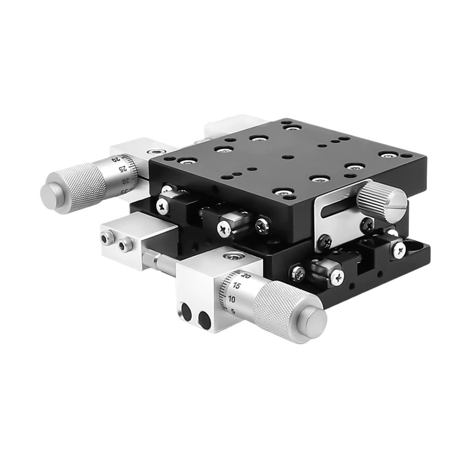 Rail de guidage manuel axe XY plate-forme coulissante micrométrique LY80