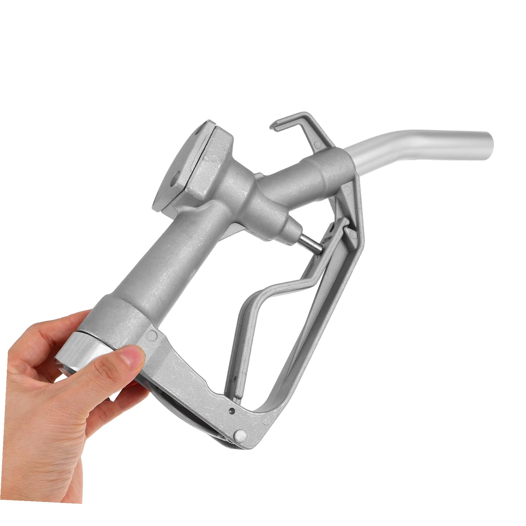 STOBAZA Pistolet à Huile Manuelle Buse de Carburant pour Les Voitures Buse d'huile Manuelle Simple Silver