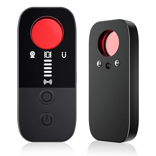 Hidden Camera Detectors,2025 Upgraded Spy Camera Finder,Hidden Bug and Camera Detector,RF Detector,GPS Tracker Detector for Travel,Car,Bathroom,Hotel,6 Levels Sensitivity 4 Modes to Protect Pravicy.