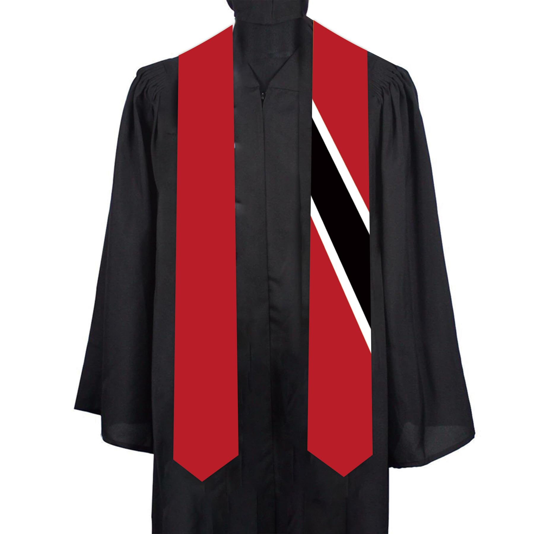 ASETKAT Trinidad Tobago Country flags Graduation Stole scarf class of 2025 Graduation Sash for Study Aboard International Students