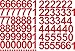 Numeri adesivi 5 cm di altezza – in rosso – 96 ganci adesivi – numeri e numeri autoadesivi 0 – 9 – ideale per esterni in quanto resistente all'acqua e agli agenti atmosferici
