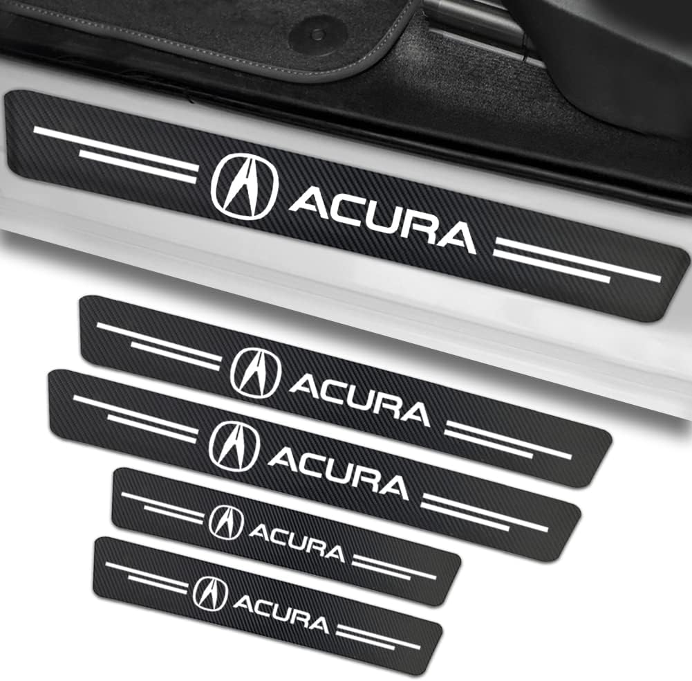 4PCS Door Sill Protector for Acura CDX NSX RDX RLX TLX TLX