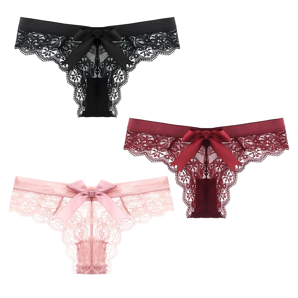 sasiga Women's 01 G-String Panties (pack of 3)