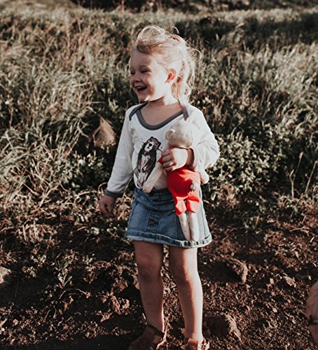 Babysoy Newborn Organic Long Sleeve Animal Print Bodysuit Onesie Romper4