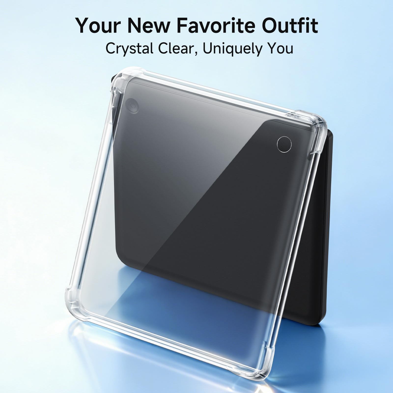 Case for Kobo Libra Colour eReader 7", Crystal Clear Cover with Reinforced Corners & Anti-Yellowing | Lightweight TPU Shell for Scratch & Shock Protection | Showcase Your Style (Transparent) - 2