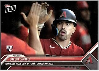 CORBIN CARROLL RC 2023 Topps NOW ROOKIE #638 Diamondbacks NM+-MT+ MLB Baseball PR:2985