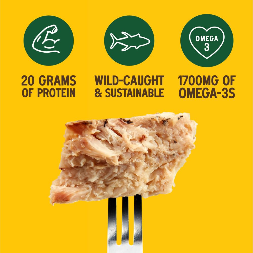 Season Sardines in Extra Virgin Olive Oil - Skinless & Boneless, Wild Caught, 22g of Protein, Keto Snacks, More Omega 3's Than Tuna, Kosher, High in Calcium, Canned Sardines - 4.37 Oz Tins, 12-Pack