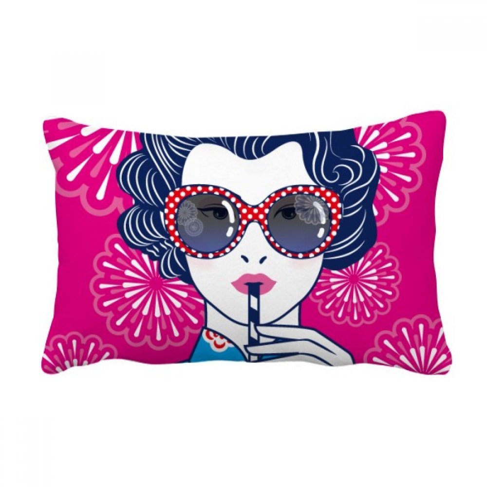 Coussin Chinoise Red Femme oreiller lombaire pour soulager le dos fatigué