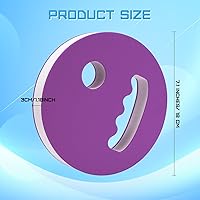 Vista 2 de Hungdao Juego de 4 discos de ejercicio acuático para piscina, juego de ejercicios de espuma EVA, equipo aeróbico para adultos, resistencia