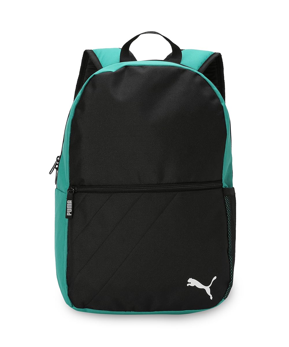 PUMA teamGOAL Backpack Core, Unisex-Erwachsene Rucksack, Sport Green-PUMA Black, OSFA -