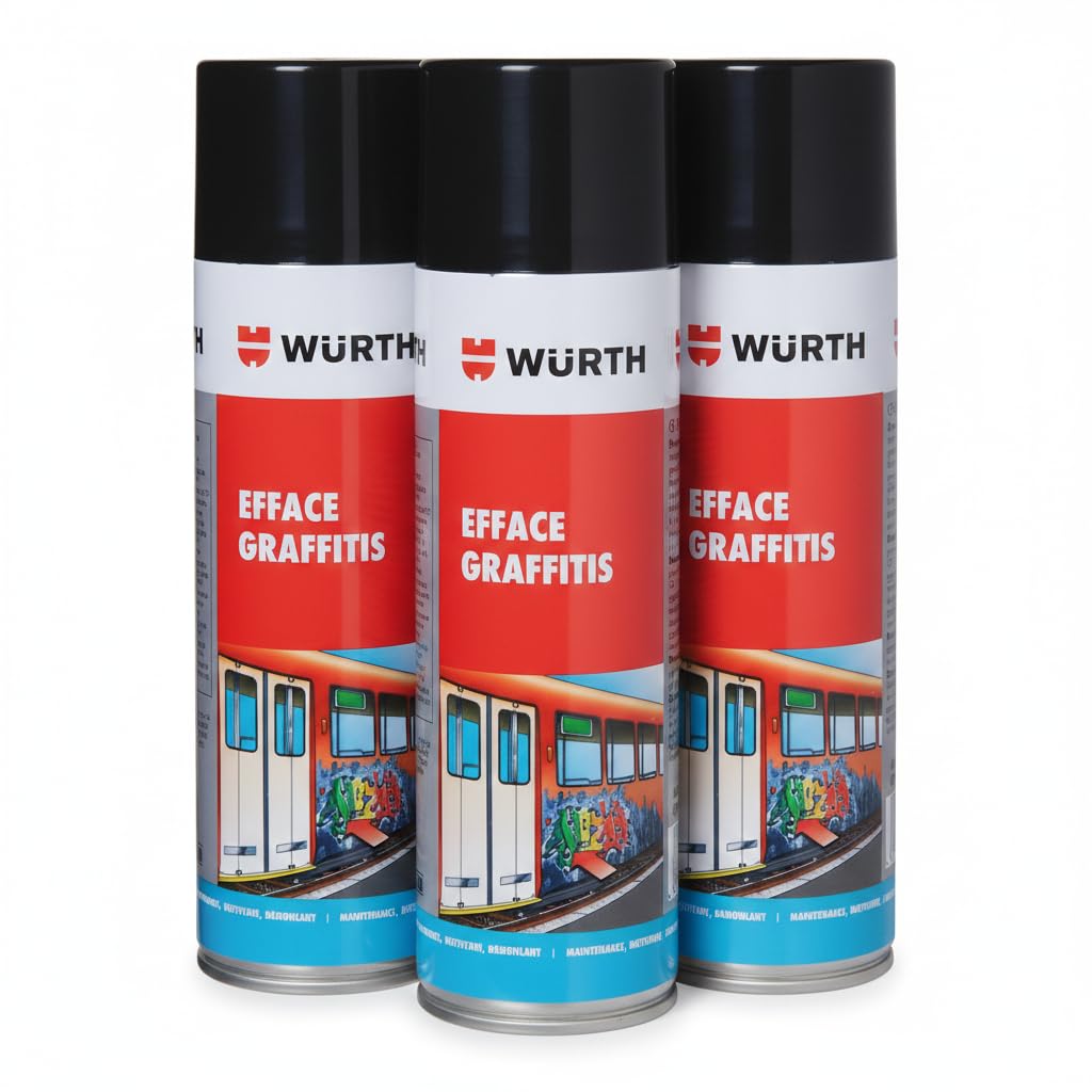 Nettoyant Efface Graffitis Spray 500ml Dissolvant Marqueur Professionnel Anti-Coulure Non Corrosif