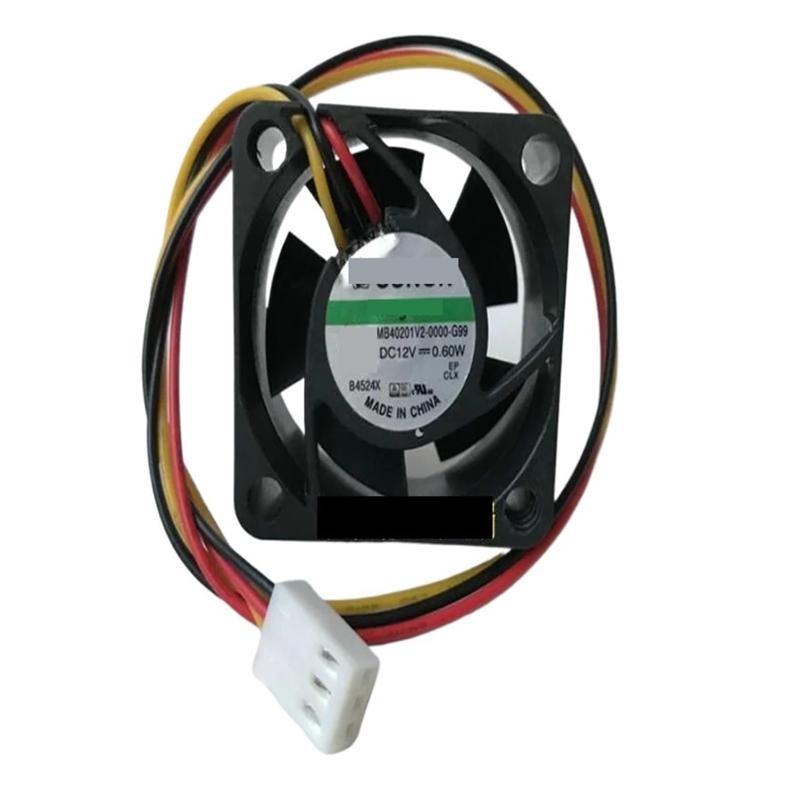 IVEKYKIBC MB40201V2-0000-G99 DC12V 0.6W Three-Wire Cooling Fan