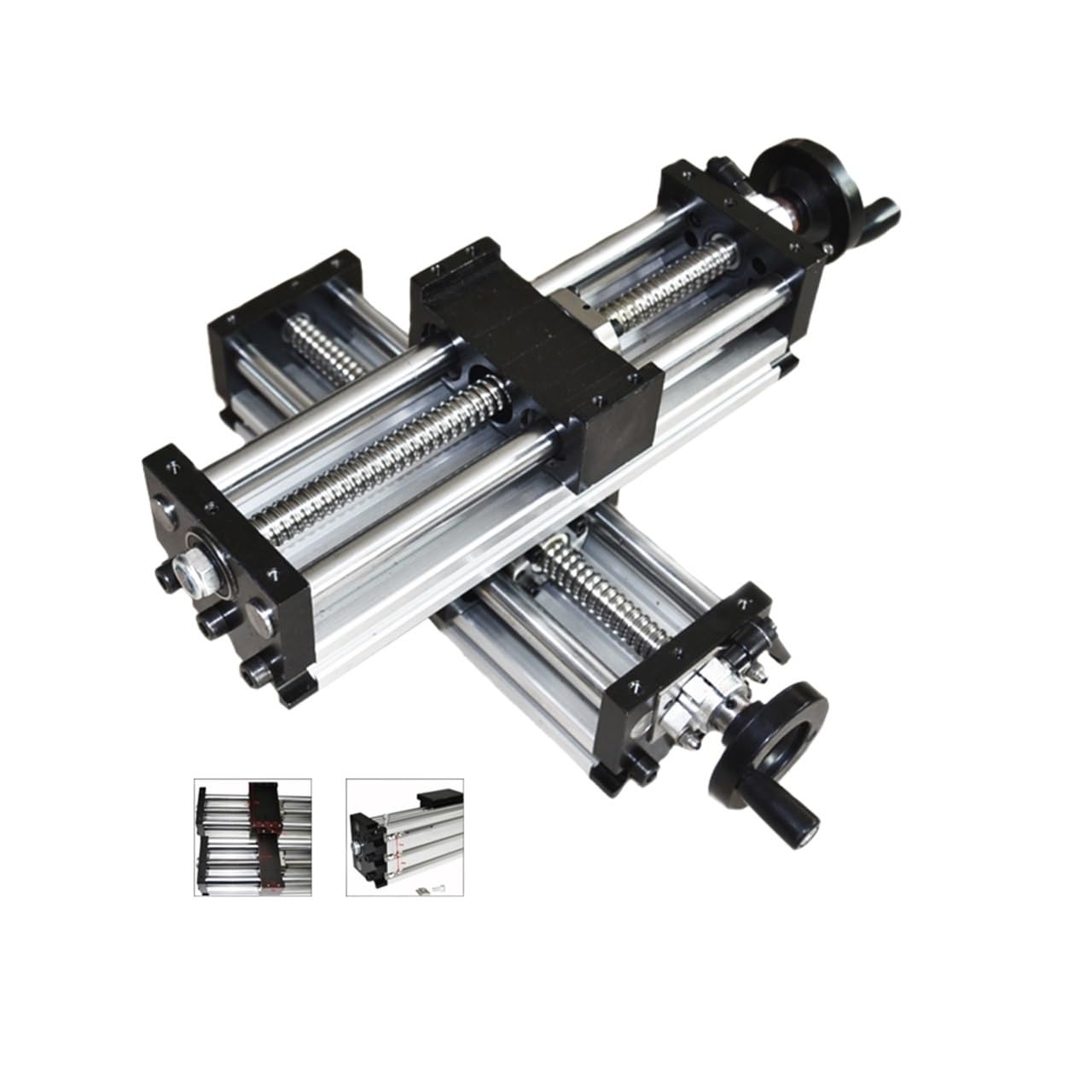 Con guida standard da 45 mm, sistema di attuatore lineare manuale CNC con vite a sfere scorrevole, modulo di scorrimento, guide di scorrimento Componente