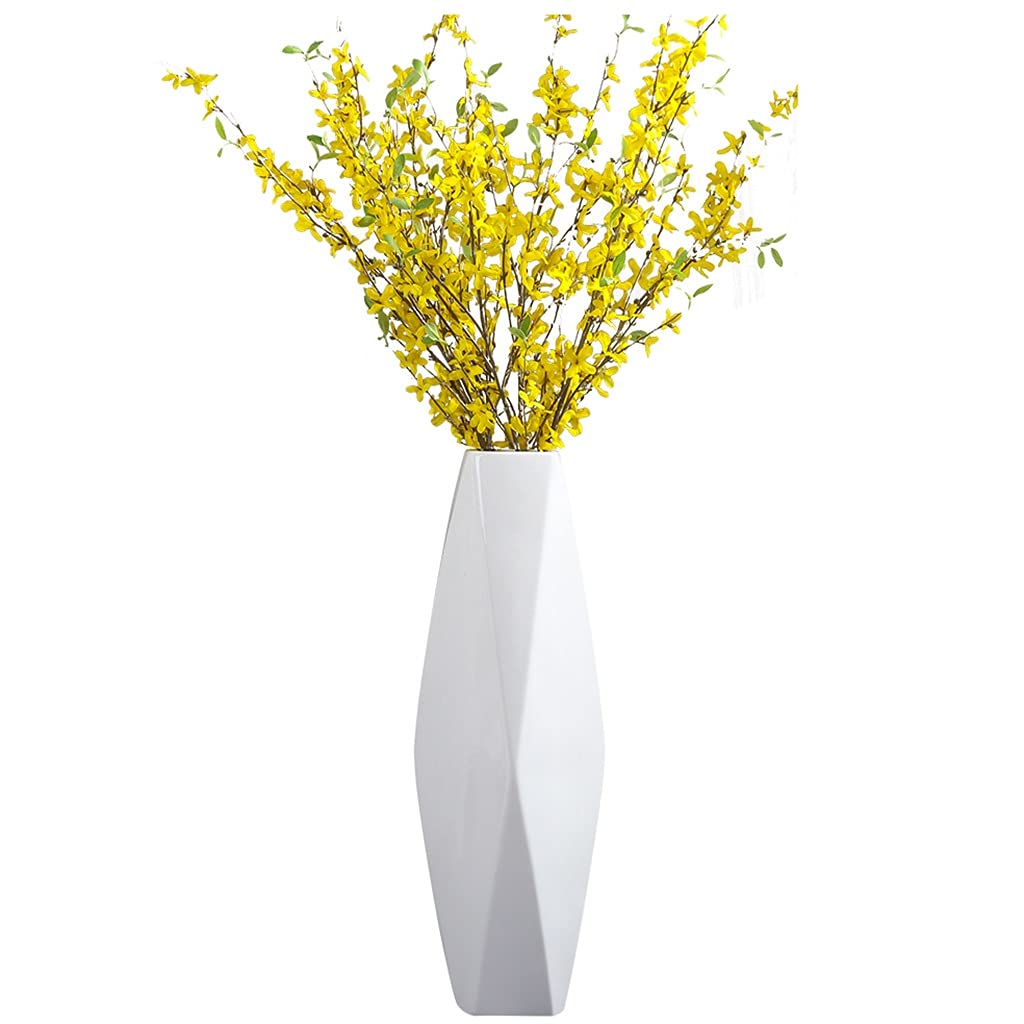 asdchZen Ceramic Floor Large Vase Decoration Living Room Dried Flower Arrangement Home Decoration Modern Nordic Creative Porch Tall Bottle