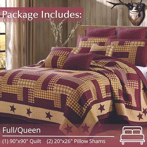 Virahbella2piecefullqueenlodgequiltbeddingsetrusticcountryreversiblecomfortersetwithdecorativepillowshamshomesteadred Urban Country Home Decor Virah bella 2 piece fullqueen lodge quilt bedding set rustic country reversible comforter set with decorative pillow shams homestead red urban country home decor